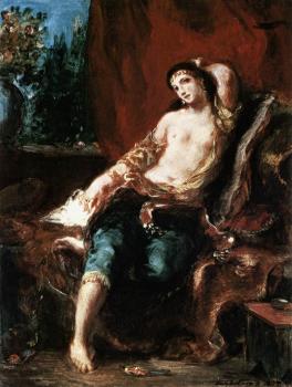 Eugene Delacroix : Odalisque